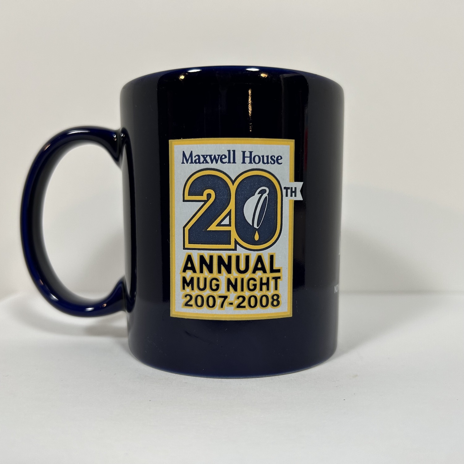 front of 2008 coffee mug