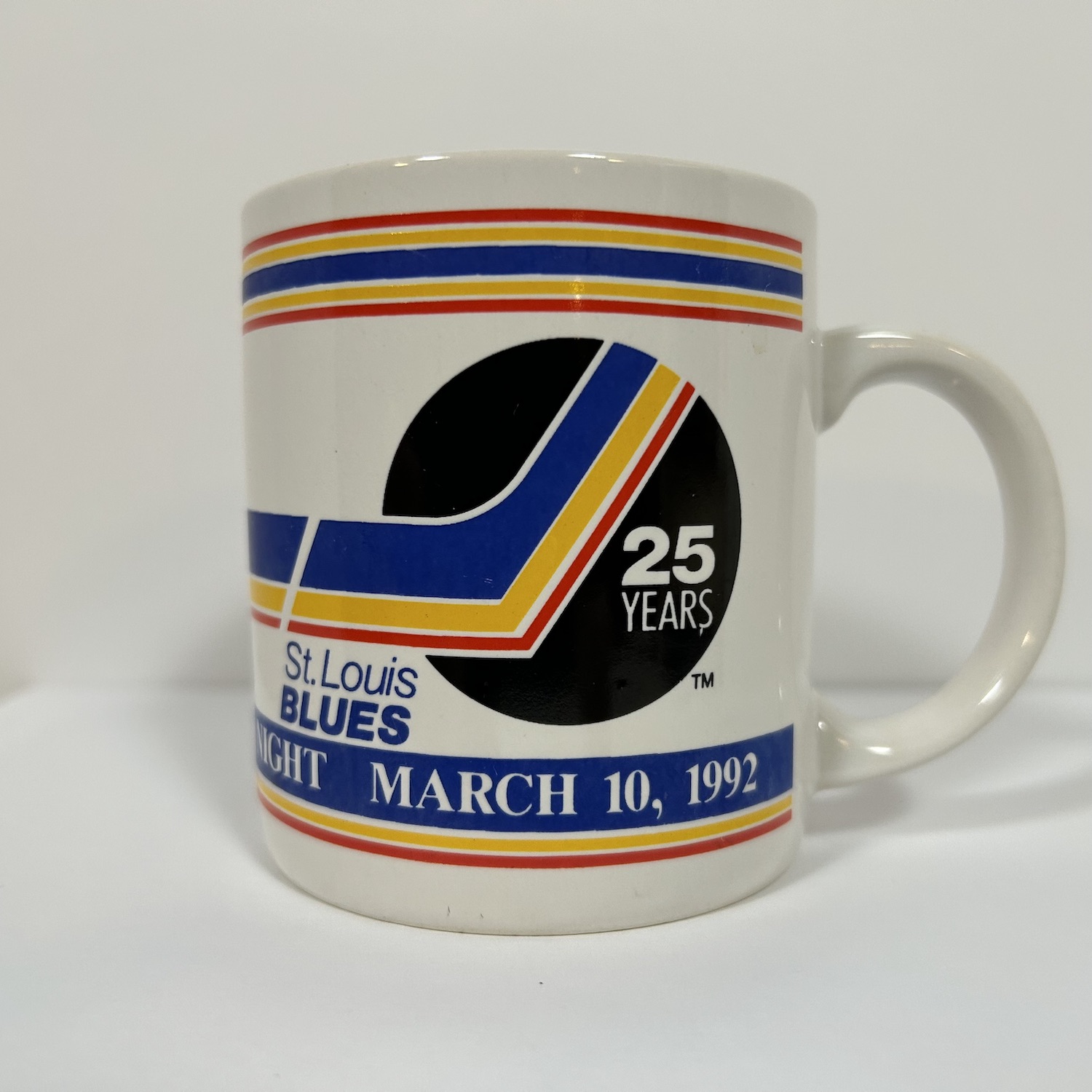 back of 1992 coffee mug